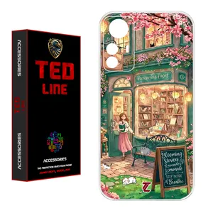 کاور تدلاین طرح دختر کد 1225 مناسب برای گوشی موبایل شیائومی Redmi Note 12S