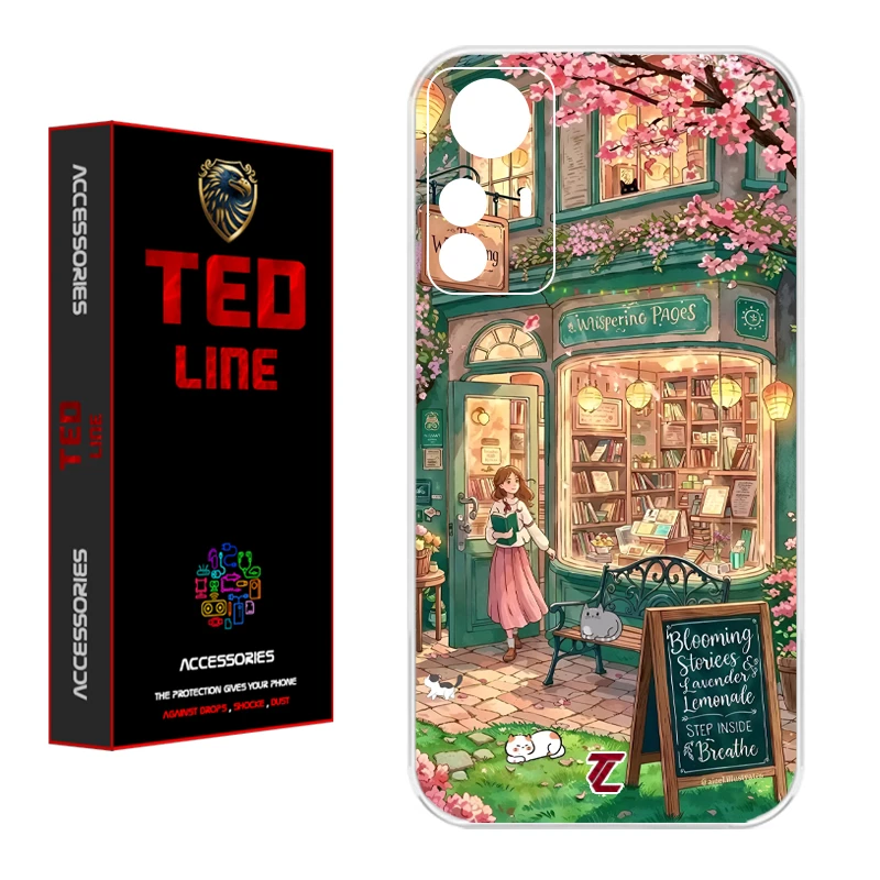 کاور تدلاین طرح دختر کد 1225 مناسب برای گوشی موبایل شیائومی Redmi Note 12S