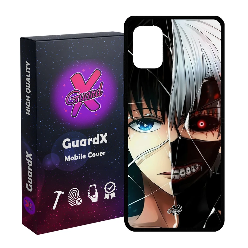 کاور گارد ایکس طرح توکیو غول انیمه مدل Glass10559 مناسب برای گوشی موبایل سامسونگ Galaxy A51 4G