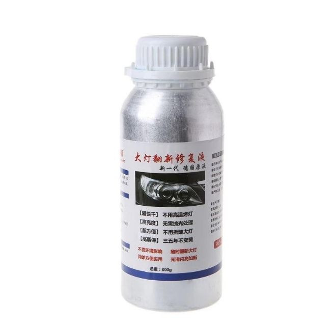 مایع شفاف و براق کننده چراغ خودرو مدل Hydrophobic Coating حجم 800 میلی لیتر