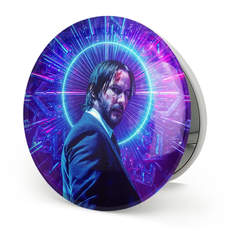آینه جیبی خندالو طرح جان ویک John Wick مدل تاشو کد 28563