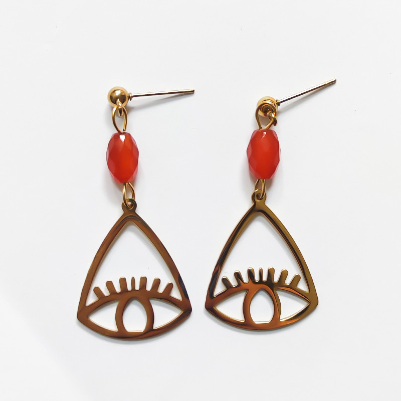 گوشواره زنانه مدل چشم هایش گوشواره زنانه مدل چشم هایش