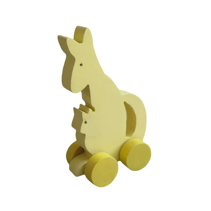 اسباب بازی زینتی مدل کانگرو چرخ دار