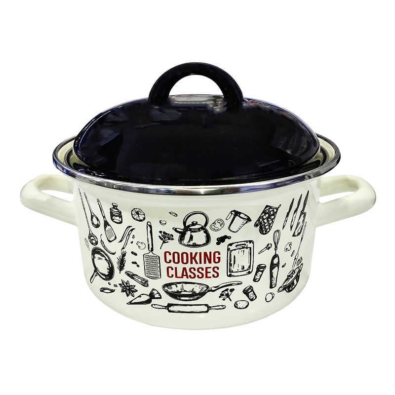 سرویس قابلمه 6 پارچه مدل لعابی کد 4145