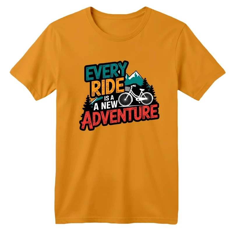 تی‌شرت آستین کوتاه لانگ بچگانه مدل کوهستان