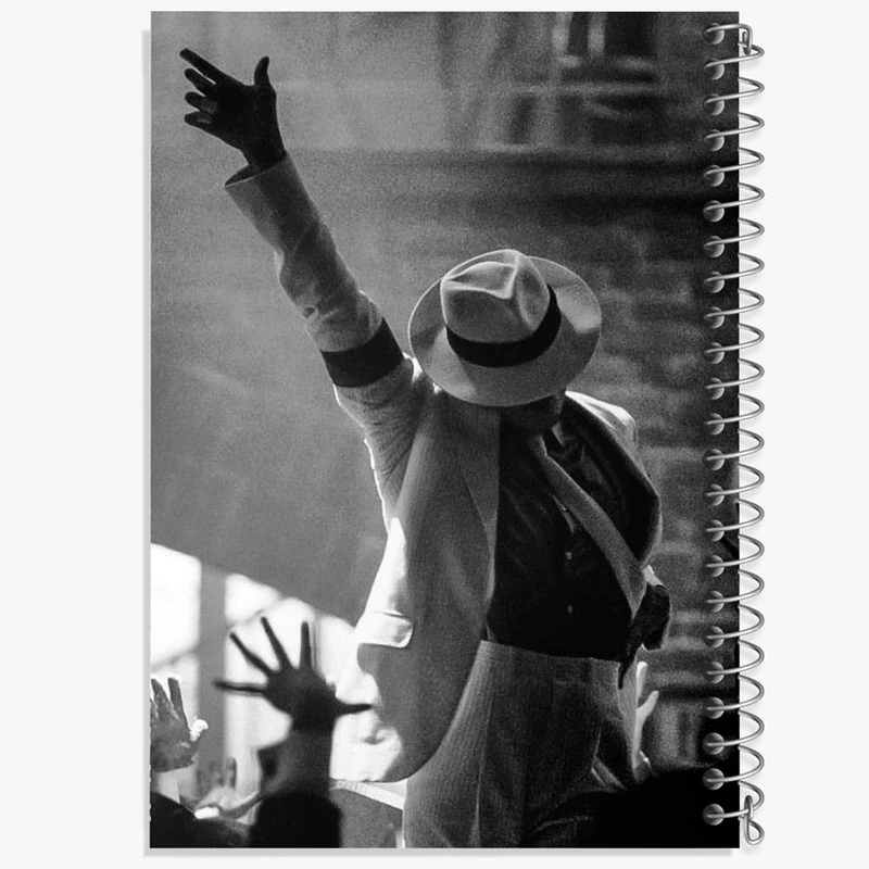 دفتر مشق 50 برگ خندالو مدل مایکل جکسون Michael Jackson کد 19246