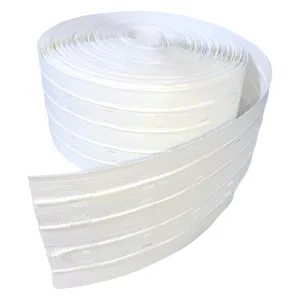 نوار پرده باربد مدل چهار نخ سوزنی با 2 جای گیره طول 2 متر