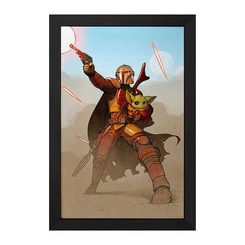 تابلو خندالو مدل جنگ ستارگان (Star Wars) کد F214