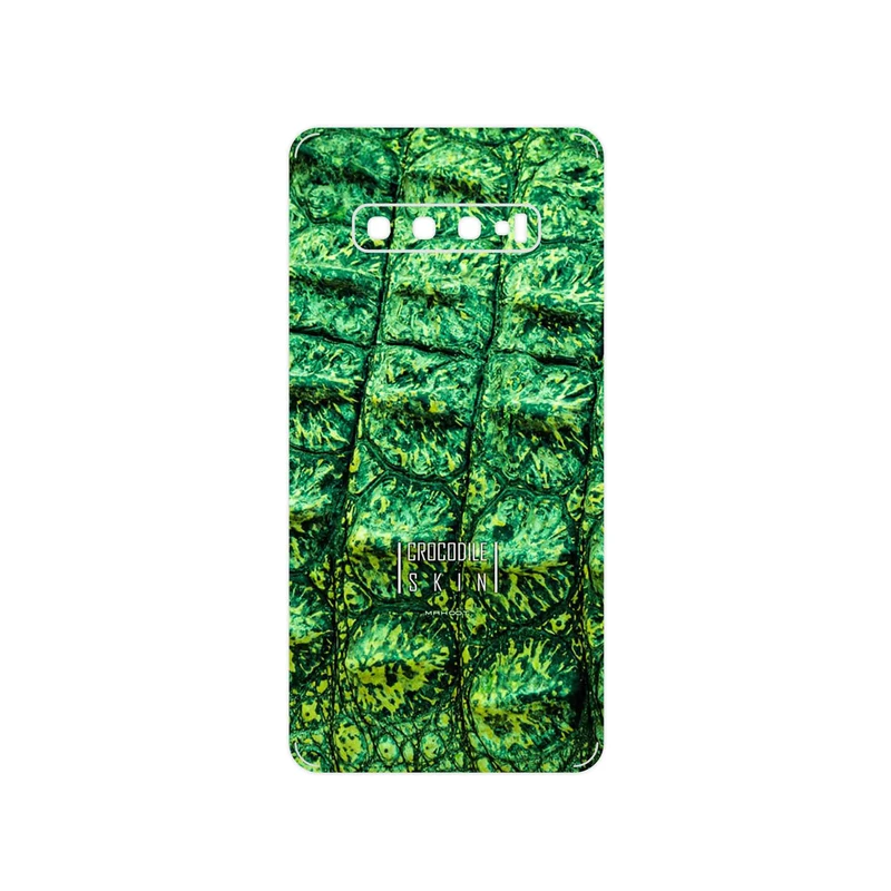 برچسب پوششی ماهوت مدل Crocodile Skin مناسب برای گوشی موبایل سامسونگ Galaxy S10 Plus