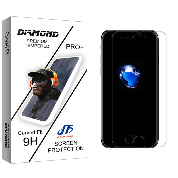محافظ صفحه نمایش جی اف مدل Diamond glass مناسب برای گوشی موبایل اپل iphone 6/7/8/SE 2020