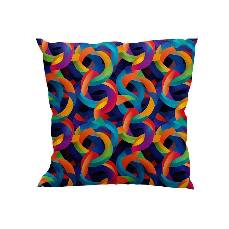 کوسن پاد آفرین مدل منحنی های رنگارنگ کد DKK370