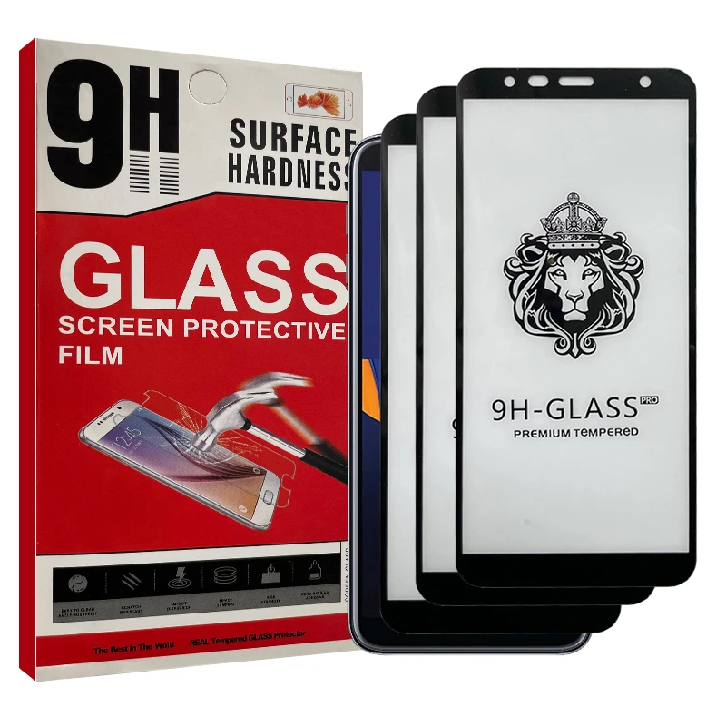 محافظ صفحه نمایش گلس مدل Resistant مناسب برای گوشی موبایل سامسونگ Galaxy J6 Plus بسته سه عددی