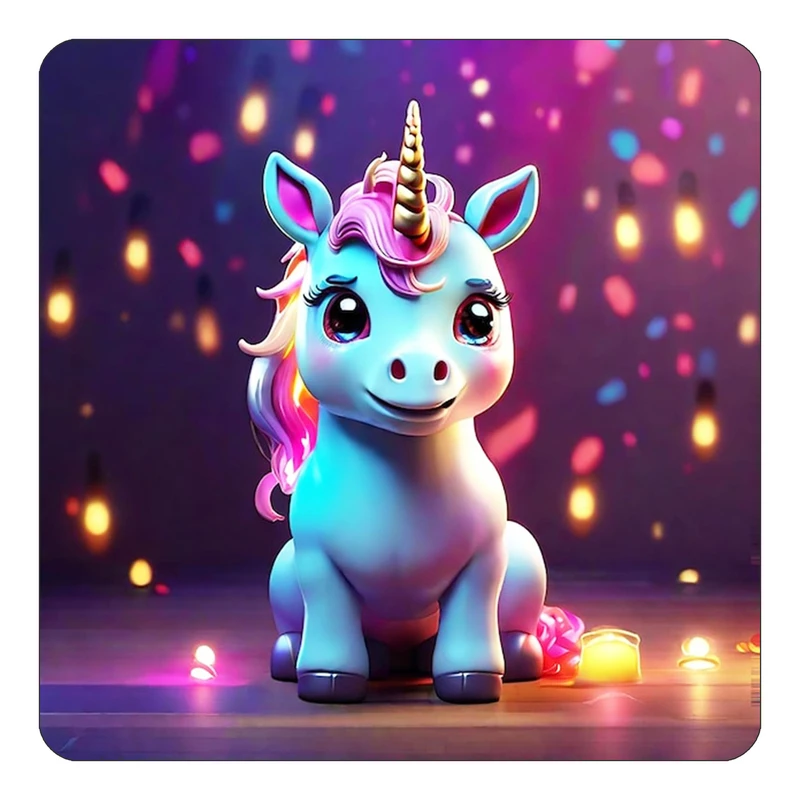 مگنت کاکتی طرح اسب تک شاخ و یونیکورن مدل mp30904