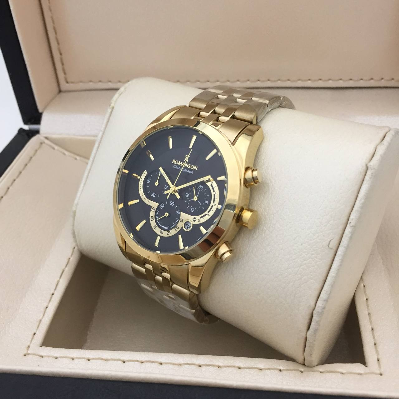 ساعت مچی عقربهای مردانه رومانسون مدل Romcoco01 ساعت مچی عقربهای مردانه رومانسون مدل Romcoco01