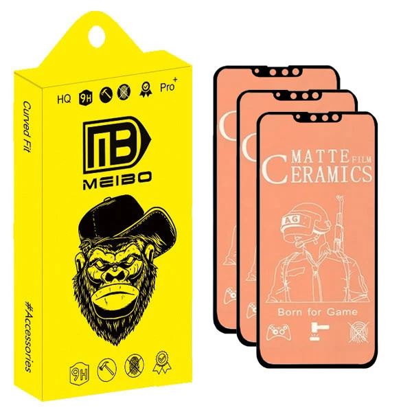 محافظ صفحه نمایش مات میبو مدل maat-G مناسب برای گوشی موبایل اپل IPHONE 12/12PRO بسته سه عددی