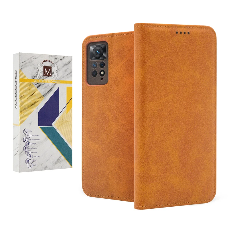  کیف کلاسوری موناکو مدل Zigo مناسب برای گوشی موبایل شیائومی Redmi Note 11 4G / Note 11S