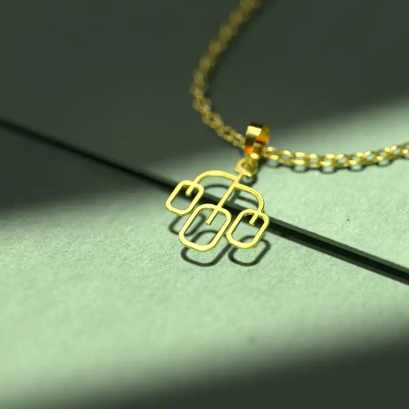 گردنبند طلا 18 عیار زنانه مدوپد مدل درخت کد D3-1-1239