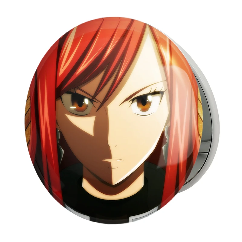 آینه جیبی خندالو طرح ارزا انیمه فری تیل Fairy Tail مدل تاشو کد 16470 