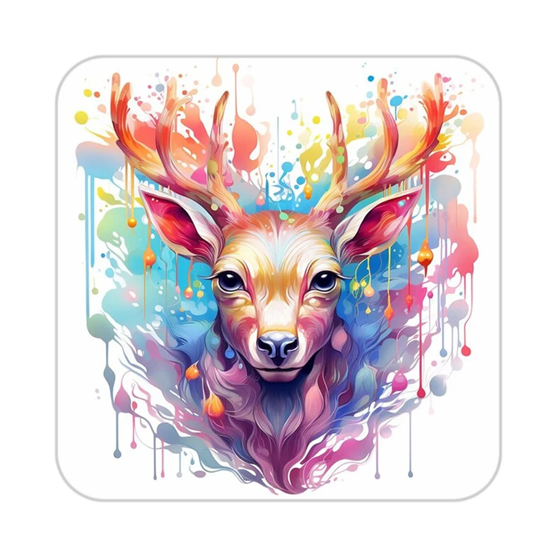 زیر لیوانی کاکتی طرح حیوانات رنگی مدل mp25855