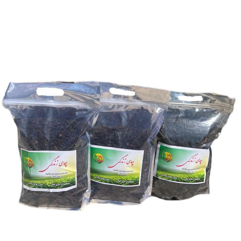 چای ممتاز و قلم ریز و شکسته زندگی - 1500 گرم بسته 3 عددی