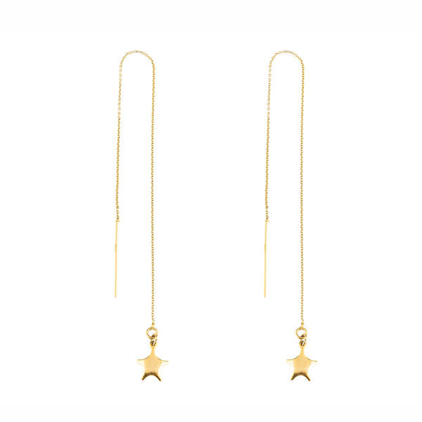 گوشواره طلا 18 عیار کد EA135