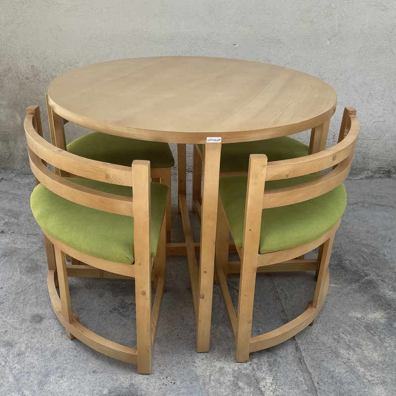 میز و صندلی ناهارخوری 4 نفره گالری چوب آشنایی مدل Khod100-005