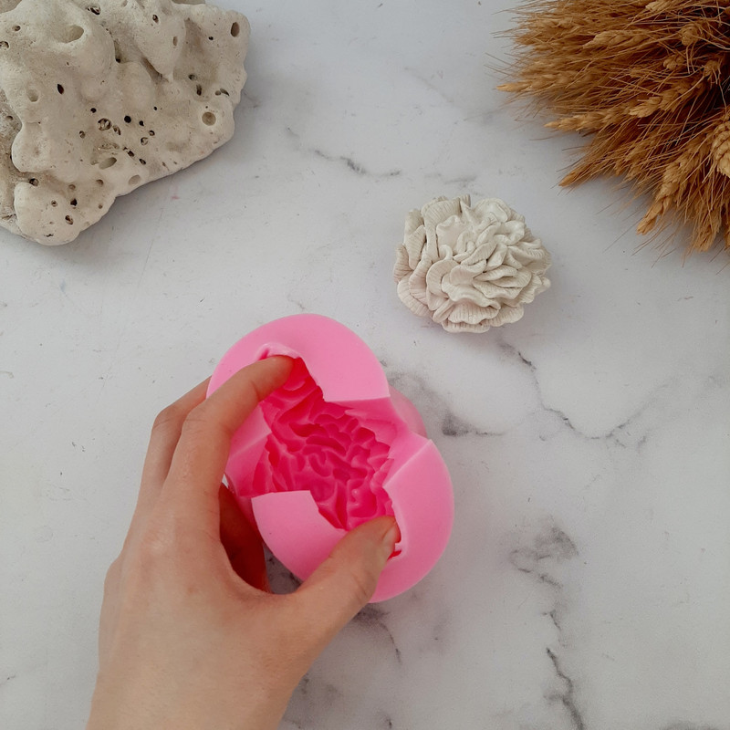 قالب شمع مدل گل میخک