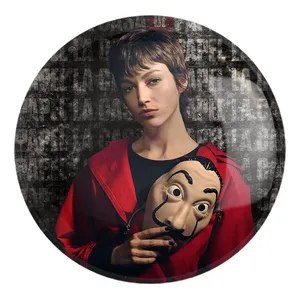 پیکسل خندالو طرح توکیو سریال Money Heist کد 3220 مدل بزرگ