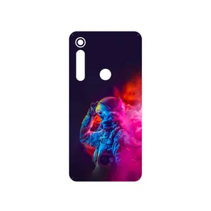MAHOOT Smoke Rainbow Digital Art 1 Cover Sticker for Motorola One Macro