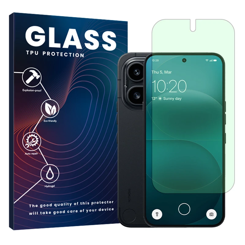 محافظ صفحه محافظ چشم گلس مدل هیدروژلی مناسب برای گوشی موبایل ناتینگ Phone 4a Pro