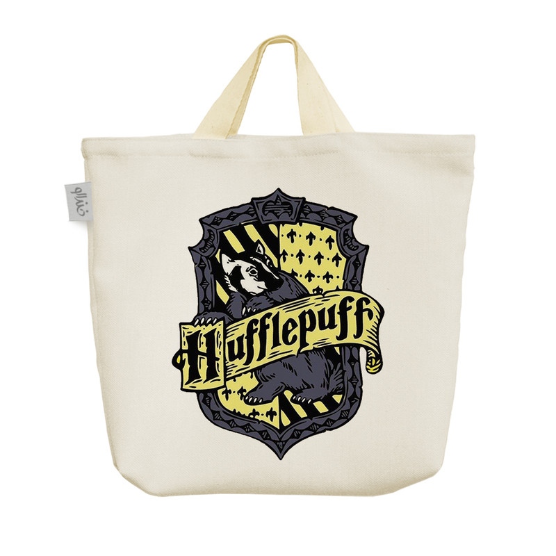 ساک خرید خندالو مدل گروه هافلپاف Harry Potter کد 1596