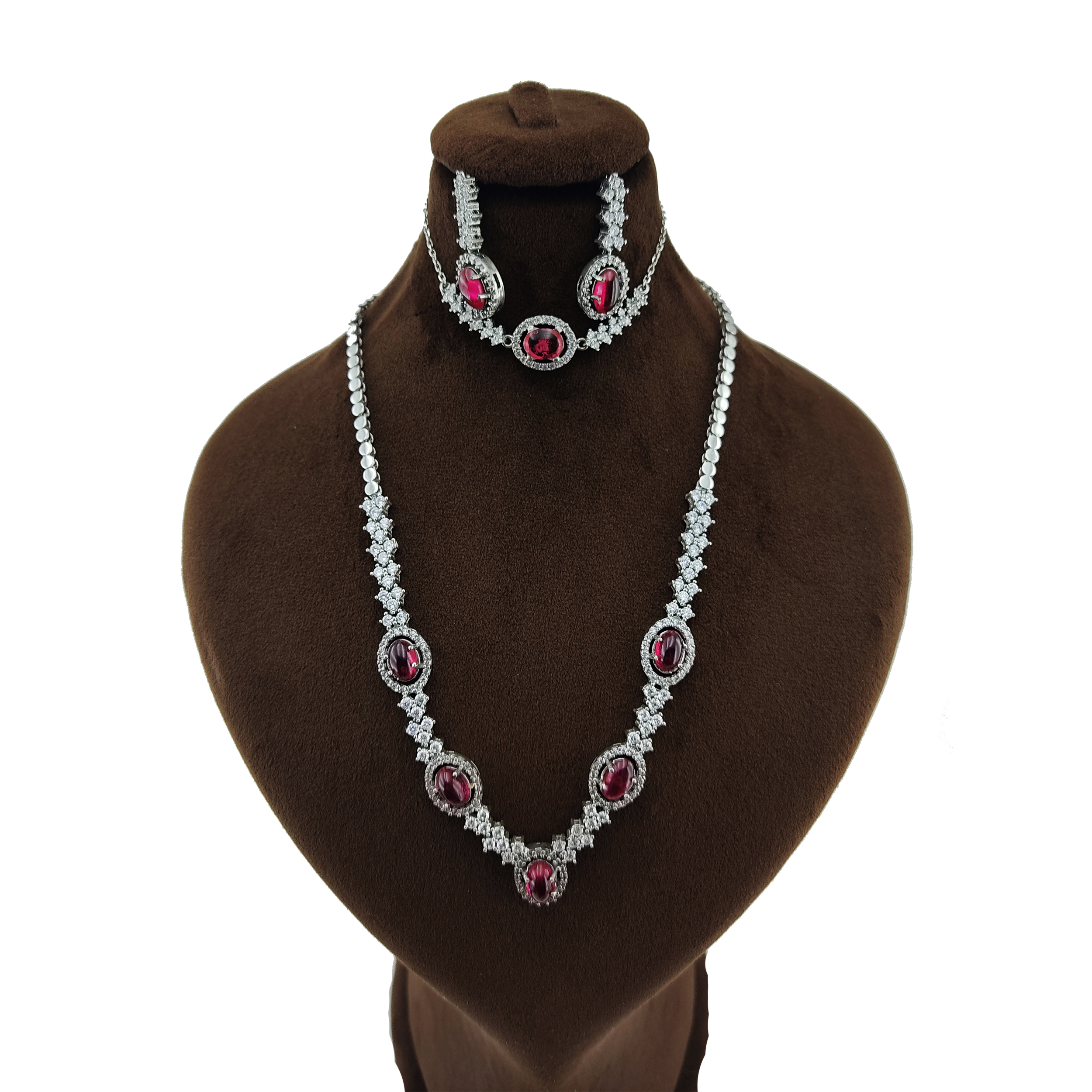 نیم ست نقره زنانه مدل 4035