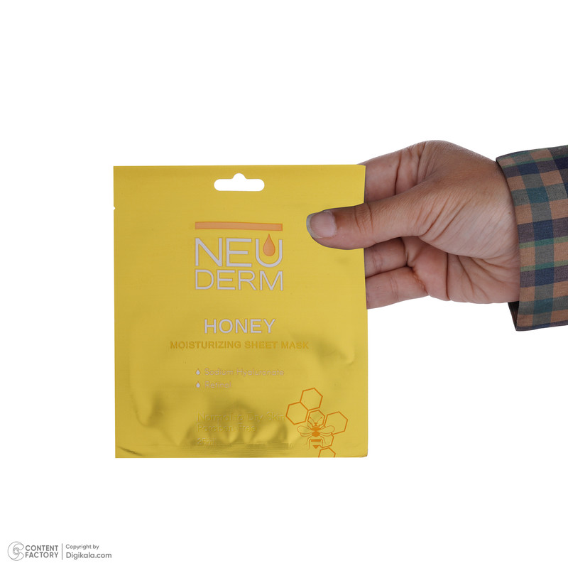 ماسک صورت نئودرم مدل Honey حجم 25 میلی لیتر