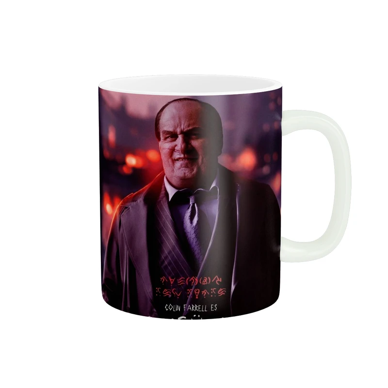 ماگ پادآفرین مدل کالین فارل Colin Farrell سریال پنگوئن The Penguin کد PM1419