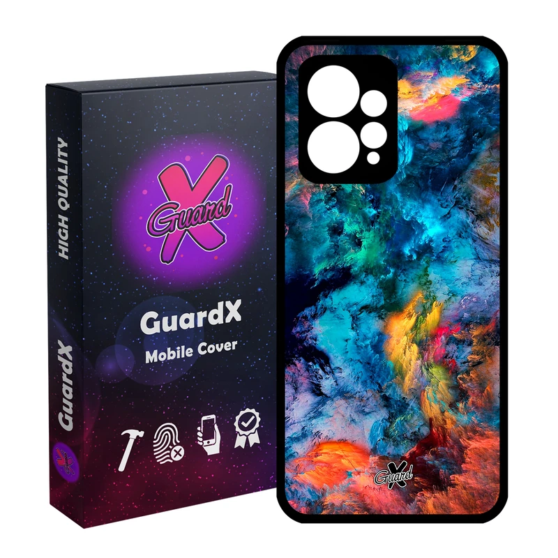 کاور گارد ایکس طرح Colors مدل Glass10117 مناسب برای گوشی موبایل شیائومی Redmi Note 12 4G