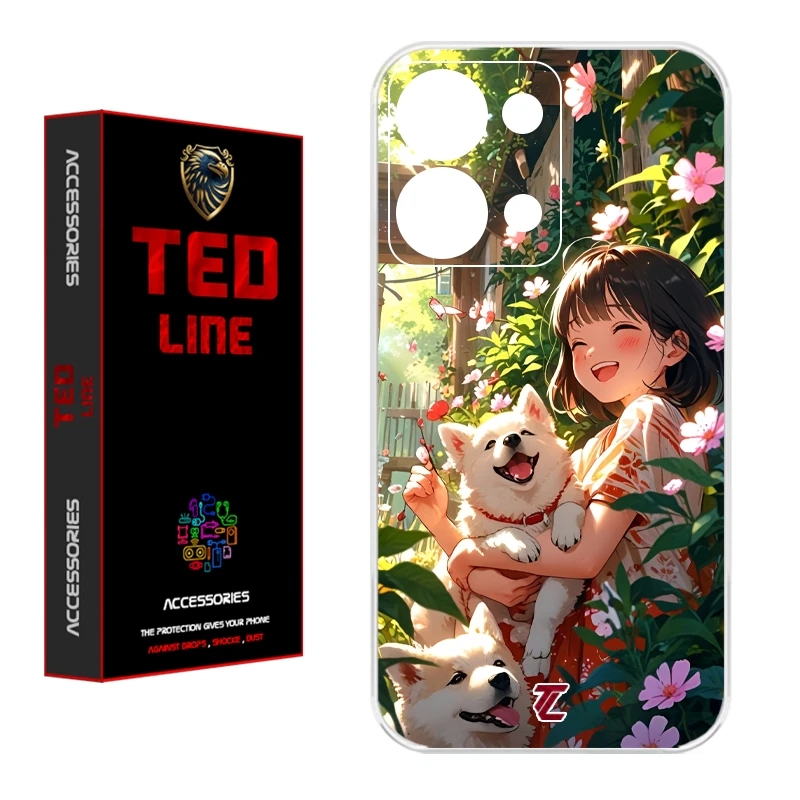 کاور تدلاین طرح سگ کد 1177 مناسب برای گوشی موبایل شیائومی Redmi Note 13 4G