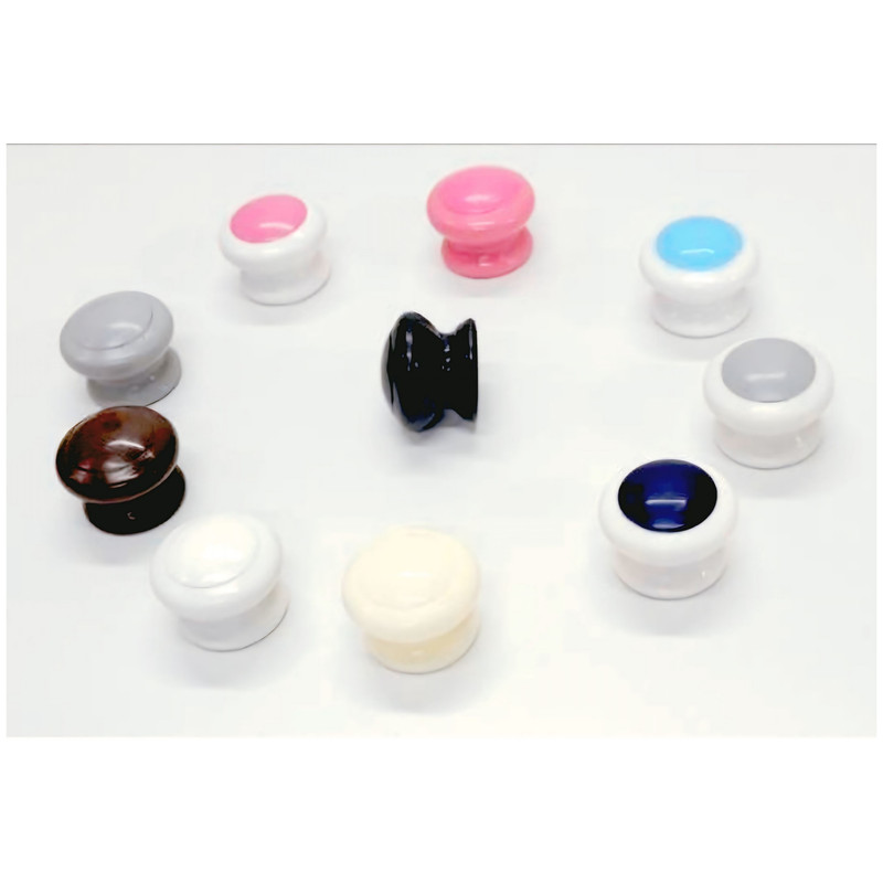 دستگیره کمد مدل تک پیچ دو رنگ بسته 6 عددی دستگیره کمد مدل تک پیچ دو رنگ بسته 6 عددی