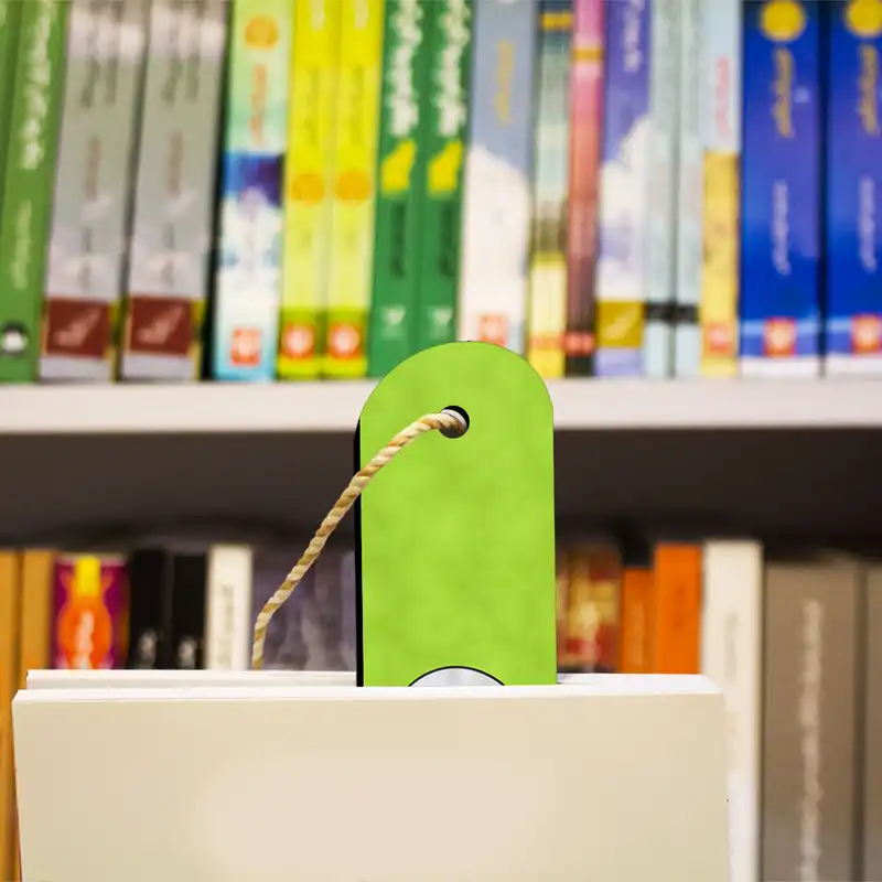 نشانگر کتاب ترمه طراحان ایده مدل سبز تک‌چشم کد cfp185