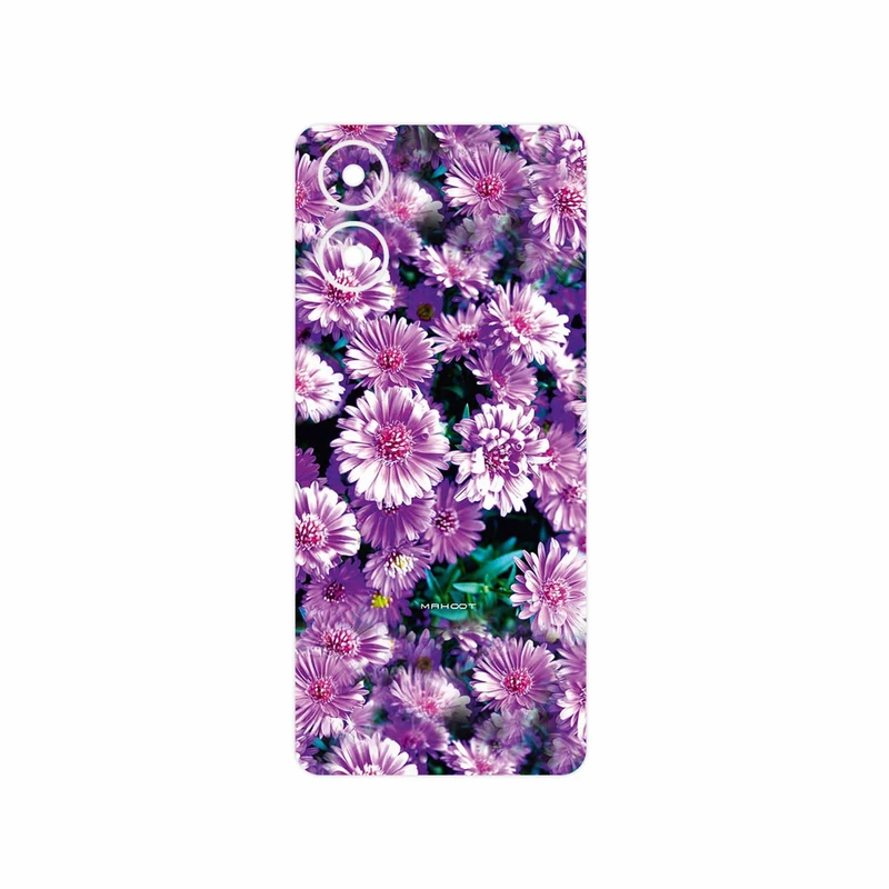 برچسب پوششی ماهوت مدل Purple_Flower مناسب برای گوشی موبایل موتورولا Moto G04s