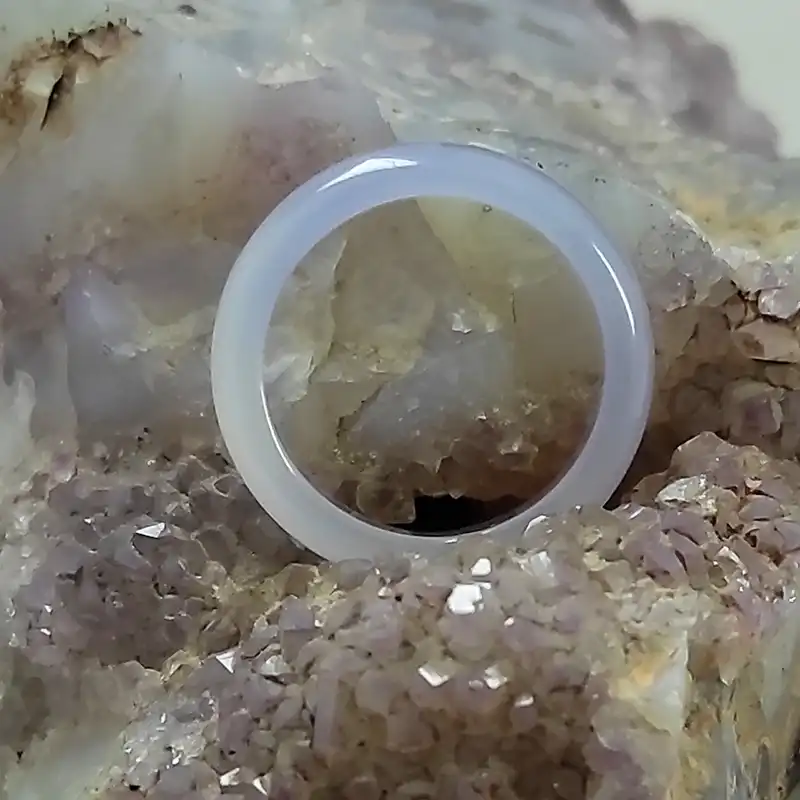 انگشتر زنانه سلین کالا مدل عقیق سنگ ماه تولد آبان و فروردین Mps