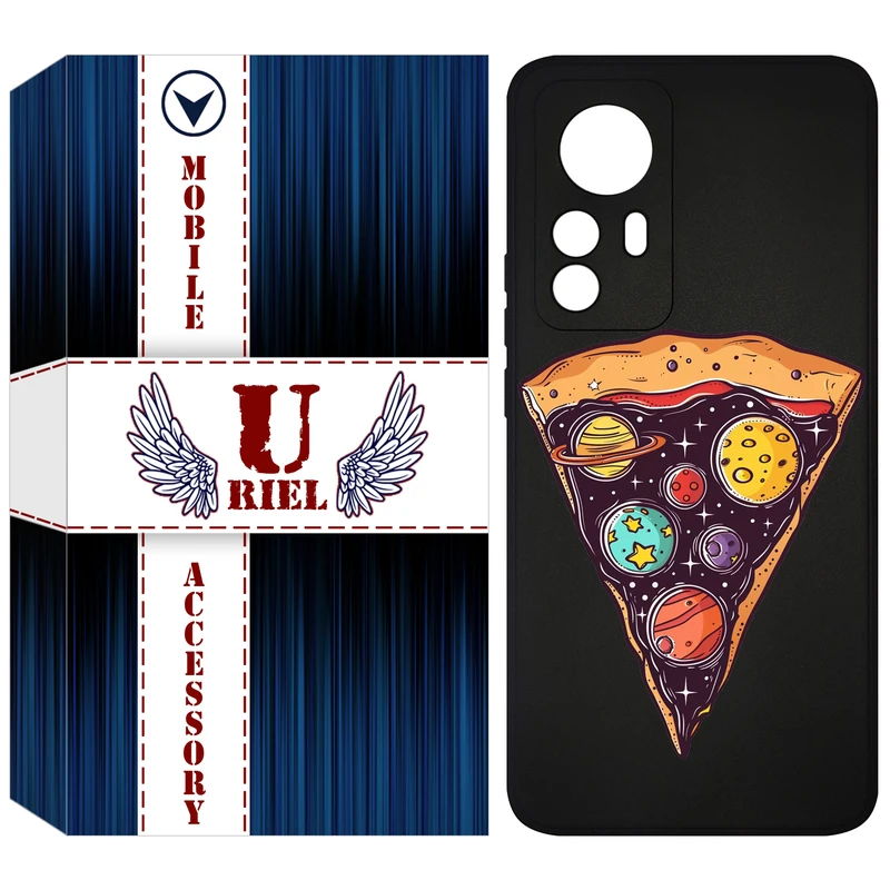 کاور یوریل مدل KSH کد 100 طرح پیتزای کهکشانی مناسب برای گوشی موبایل شیائومی 12T Pro / Redmi K50 Ultra