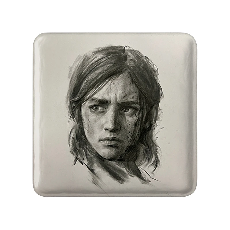 پیکسل خندالو طرح بازی آخرین بازمانده از ما (The Last Of Us) مدل مربعی کد 31716