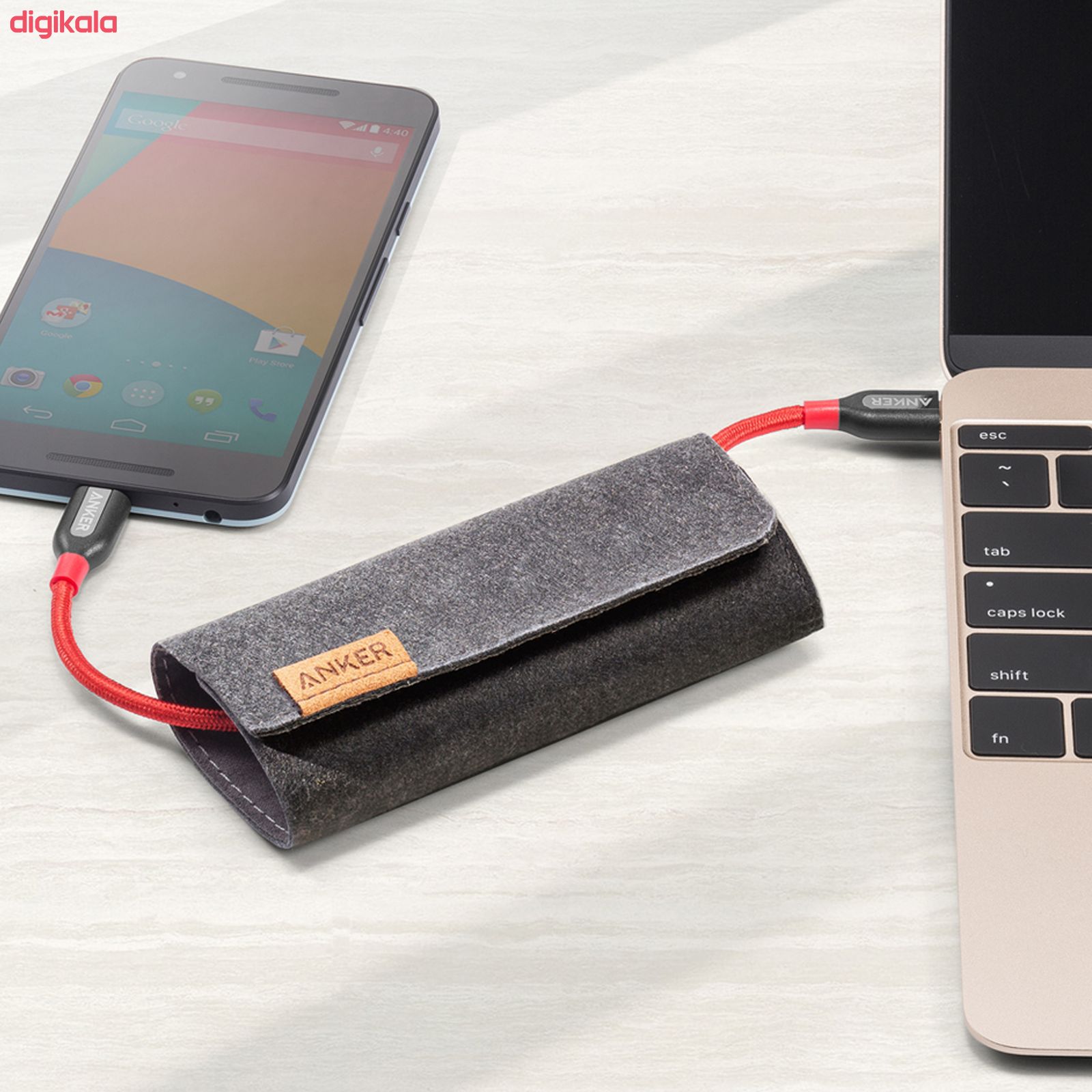 کابل تبدیل USB-C به USB-C انکر مدل PowerLine Plus طول 0.9 متر main 1 4
