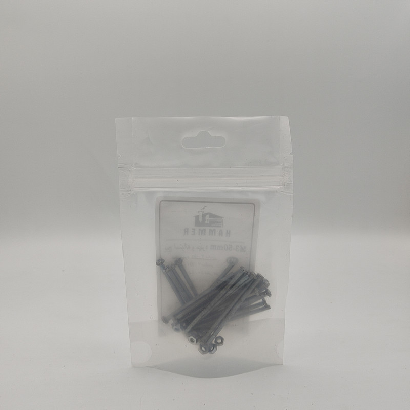 پیچ و مهره هامر مدل استوانه کد M3-50mm بسته 50 عددی
