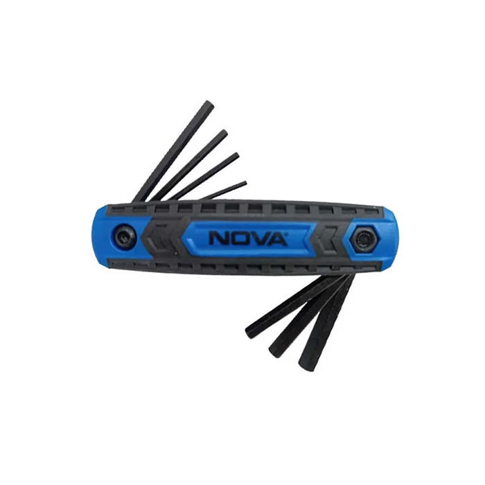 آچار آلن چاقویی ستاره‌ای نووا مدل 1161 مجموعه 8 عددی