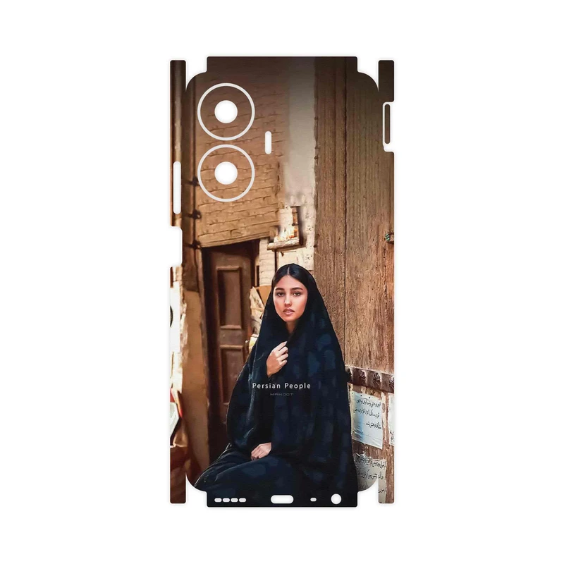 برچسب پوششی ماهوت مدل Portrait of an Iranian Woman-FullSkin مناسب برای گوشی موبایل ریلمی C55