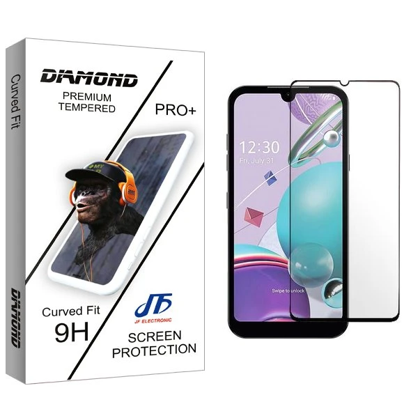 محافظ صفحه نمایش شیشه ای جی اف مدل Diamond مناسب برای گوشی موبایل ال جی K31