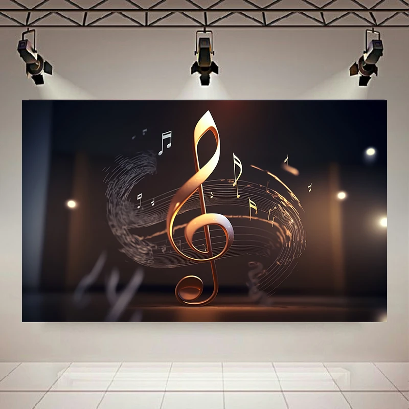 تابلو بوم طرح نت موسیقی دلنشین کد AR31068