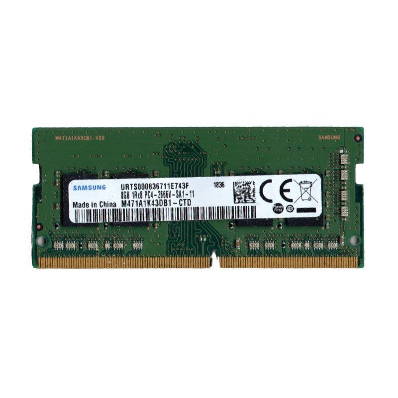 رم لپ تاپ DDR4 تک کاناله 2666 مگاهرتز CL11 سامسونگ مدل PC4 ظرفیت 8 گیگابایت
