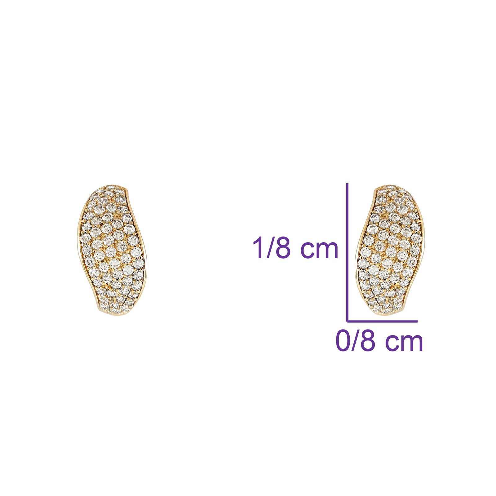 گوشواره زنانه ژوپینگ مدل 1169 -  - 4